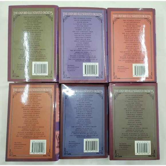 Oxford Illustrated Dickens 20 Vol Set 1987 OUP Missing Oliver Twist - Picture 4 of 10